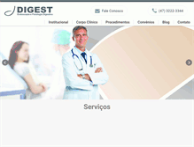 Tablet Screenshot of digest.med.br